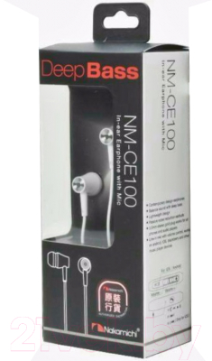 Наушники-гарнитура Nakamichi NM-CE100(WH)