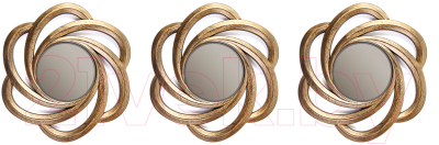 Комплект зеркал декоративных MONAMI 090-3 (золото) - фото