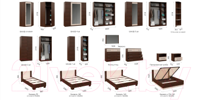 Прикроватная тумба Империал Аврора