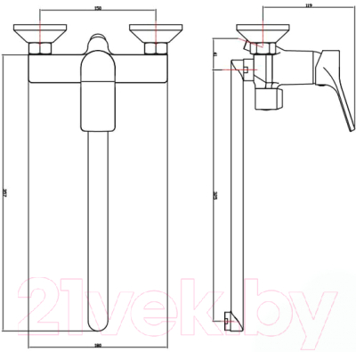 Смеситель Esko Eiger EG 31
