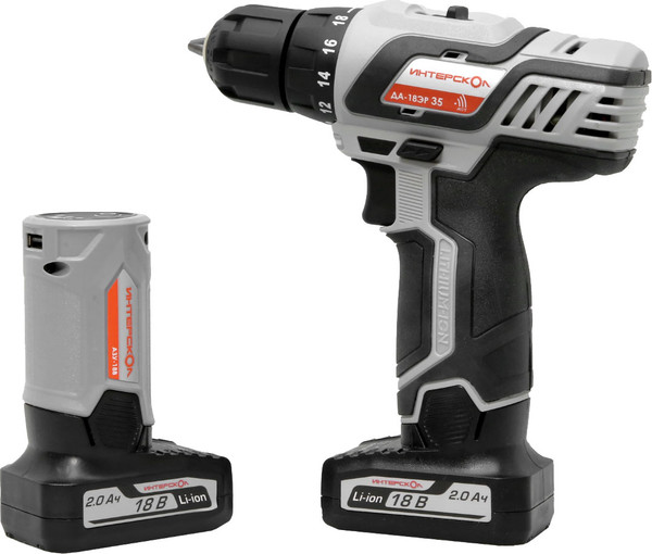 Аккумуляторная дрель-шуруповерт Интерскол ДА-18ЭР (436.2.2.15) - фото