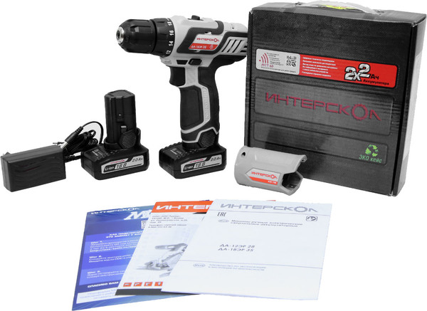 Аккумуляторная дрель-шуруповерт Интерскол ДА-18ЭР (436.2.2.15)