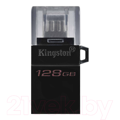 Usb flash накопитель Kingston DT MicroDuo 3 Gen2 + microUSB 128GB (DTDUO3G2/128GB) - фото