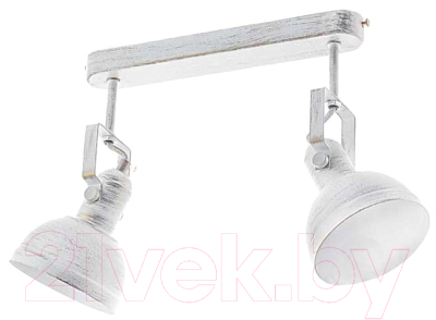 Потолочный светильник Aitin-Pro НПБ A677/2W (белый/золотая патина) - фото