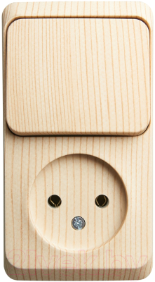 Блок выключатель+розетка Schneider Electric Этюд BPA16-204D - фото