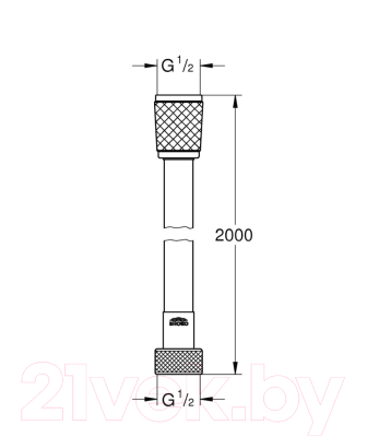 Душевой шланг GROHE Relexaflex 28155001