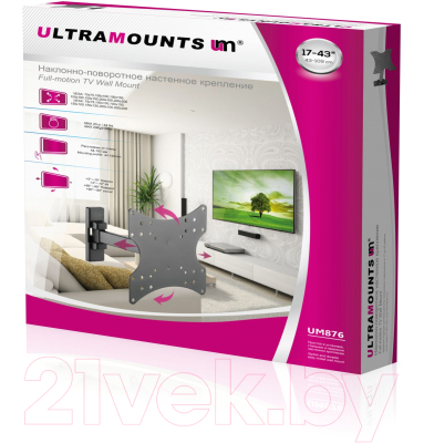 Кронштейн для телевизора Ultramounts UM 876