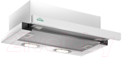 Вытяжка телескопическая Elikor Интегра Glass 60П-400-В2Л - фото