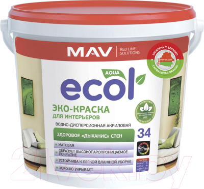 Краска MAV Ecol ВД-АК-2034 - фото