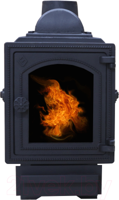 Печь-каменка КомфортПром Чугун со стеклом 10013004 (84кг)