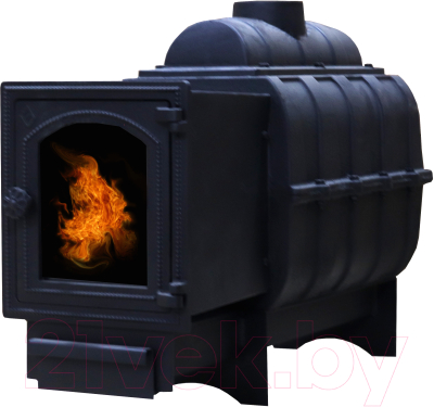 Печь-каменка КомфортПром Чугун со стеклом 10013004 (84кг)