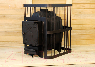 Печь-каменка КомфортПром Чугун Без выноса 10013013 (68кг)