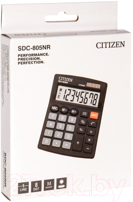 Калькулятор Citizen SDC-805 NR