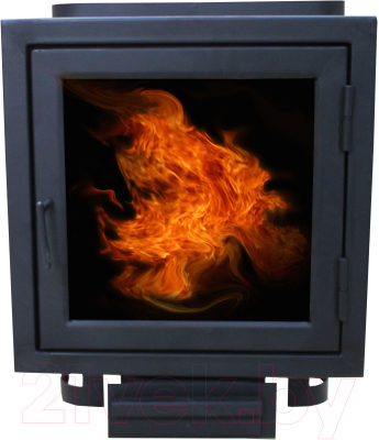 Печь-каменка КомфортПром Чугун Панорама 10013023 (79кг)