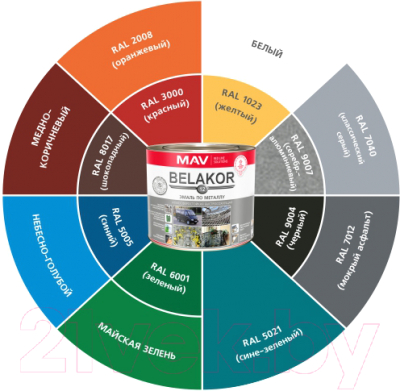 Эмаль MAV Belakor-12
