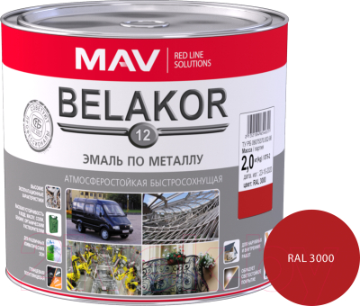 Эмаль MAV Belakor-12