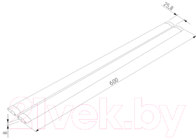 Светильник линейный Elektrostandard Led Stick LTB75 12W 4000K с выключателем