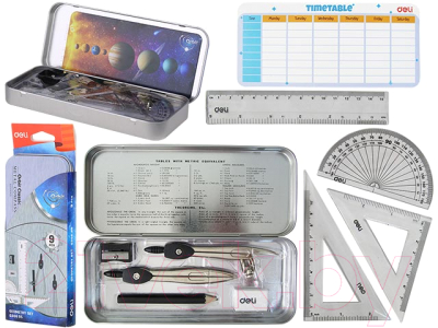 Набор для черчения Deli 30695 - фото