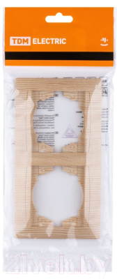 Рамка для выключателей и розеток TDM Лама SQ1815-0330