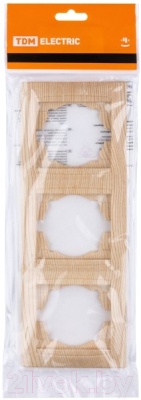 Рамка для выключателей и розеток TDM Лама SQ1815-0334