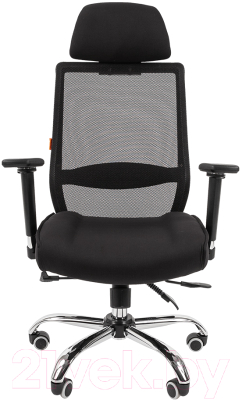 Кресло офисное Chairman 555 Lux (TW, черный)