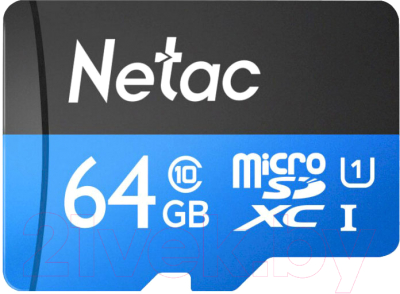 Карта памяти Netac P500 Standard 64GB (NT02P500STN-064G-S) - фото
