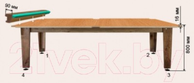 Бильярдный стол РуптуР Мастер / 158.00.07 (46/2)