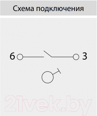 Выключатель TDM Лама SQ1815-0601