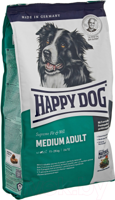 Сухой корм для собак Happy Dog Supreme Fit & Well Medium Adult / 60756 - фото