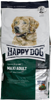 Сухой корм для собак Happy Dog Supreme Fit & Well Maxi Adult / 60761 - фото