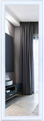 Зеркало Декарт Настенное в багете 8Л2438 (белый) - фото