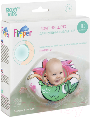 Круг для купания ROXY-KIDS Flipper Русалка / FL009-RB