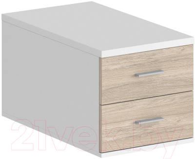 Тумба Norden С 2 ящиками / SG.537.WH.OL - фото