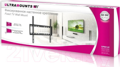 Кронштейн для телевизора Ultramounts UM 812F