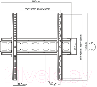Кронштейн для телевизора Ultramounts UM 833T