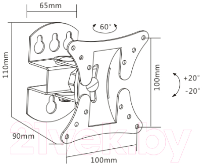 Кронштейн для телевизора Ultramounts UM 857