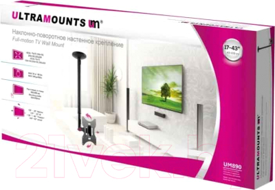 Кронштейн для телевизора Ultramounts UM 890