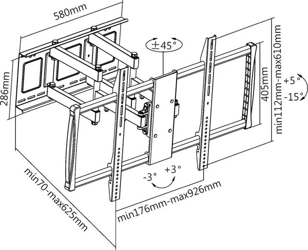 Кронштейн для телевизора Ultramounts UM 914