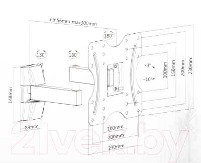 Кронштейн для телевизора Ultramounts UM 899
