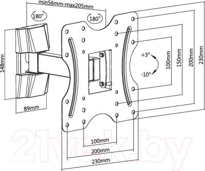 Кронштейн для телевизора Ultramounts UM 897