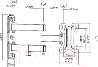 Кронштейн для телевизора Ultramounts UM 896