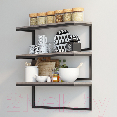 Полка Loftyhome Мальборк Флэт / mb030104