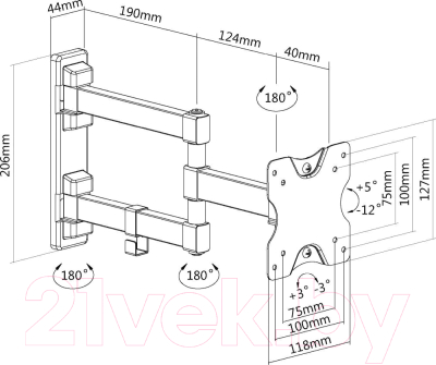 Кронштейн для телевизора Ultramounts UM 894