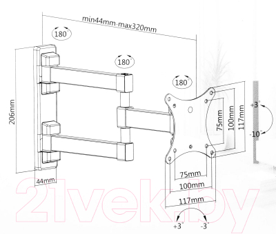 Кронштейн для телевизора Ultramounts UM 893