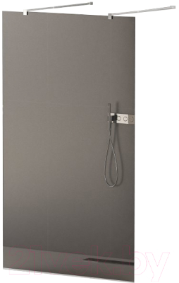 Душевая стенка Cezares LIBERTA-L-2-80-GR-Cr - фото