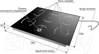 Индукционная варочная панель GEFEST ПВИ 4322