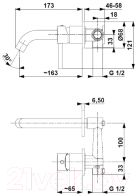 Смеситель Armatura Moza 5039-810-00