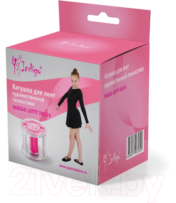 Катушка для гимнастической ленты Indigo IN226