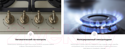 Газовая варочная панель Haier HHX-M64ATQBC