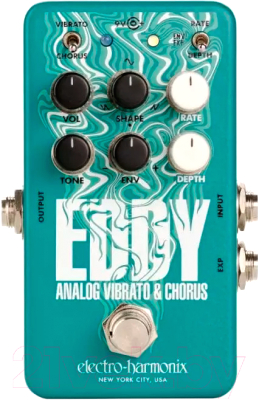 Педаль электрогитарная Electro-Harmonix Eddy Analog Vibrato - фото